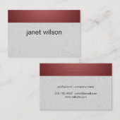 幾何学的パターン 名刺 (正面/裏面)