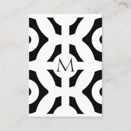 幾何学的パターン 名刺