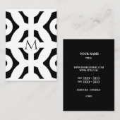幾何学的パターン 名刺 (正面/裏面)