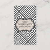 幾何学的パターン 名刺 (正面)