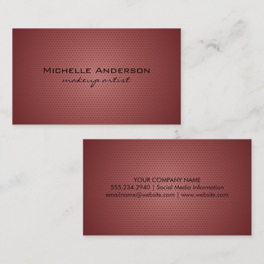 幾何学的パターン 名刺 (正面/裏面)