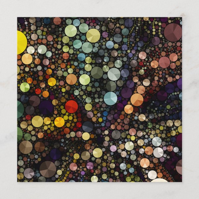 幾何学的パターン 数々の| – 色の円 (正面)