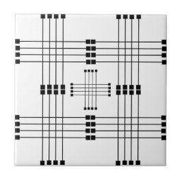 幾何学的パターン |正方形 |行 |白 | タイル