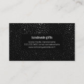 幾何学的パターン |金属きらめく 名刺 (裏面)