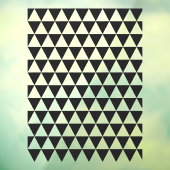 幾何学的パターン | 黒モダンスタイリッシュ色 ウィンドウサイン (シート3)