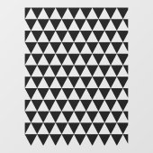 幾何学的パターン | 黒モダンスタイリッシュ色 ウィンドウサイン (シート)