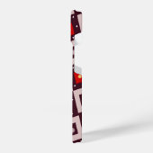 幾何学的パターン iPhoneケース (左側面)