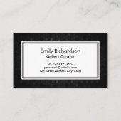 幾何学的パター縁どン 名刺 (裏面)