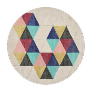 幾何学的パター遊ンIII カッティングボード