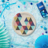 幾何学的パター遊ンIII ペーパープレート (パーティー)