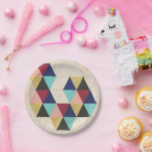 幾何学的パター遊ンIII ペーパープレート (パーティー)