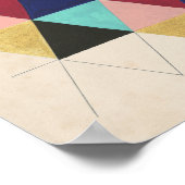 幾何学的パター遊ンIII ポスター (角)