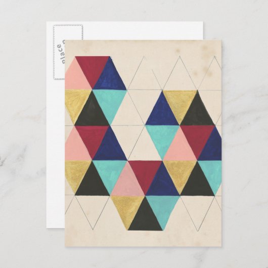幾何学的パター遊ンIII ポストカード (正面/裏面)