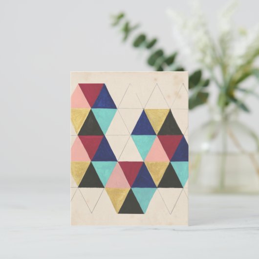 幾何学的パター遊ンIII ポストカード (スタンド正面)