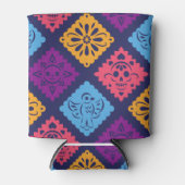 幾何学的パタ数々のーン – カラーフォームクーラーボックス 缶クーラー (正面)