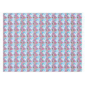 幾何学的パッチワーク テーブルクロス (正面(横))