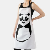 幾何学的パンダ エプロン (インサイチュ)