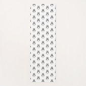 幾何学的パンダ ヨガマット (正面)