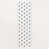 幾何学的パンダ ヨガマット (裏面)