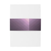 幾何学的パープル金ゴールド結婚ギャツビー 招待状ベリーバンド (裏面例)