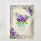 幾何学的パ素朴ーシーリハーサル 招待状 (裏面)