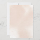 幾何学的ピンクローズI do BBQ婚約パーティ 招待状 (裏面)