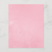 幾何学的ピンク春さくらんぼブロッサムキンセアニラ チラシ (裏面)