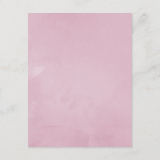 幾何学的ピンク春さくらんぼ結婚ブロッサム エンクロージャーカード (裏面)