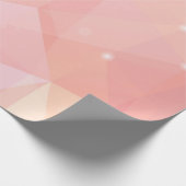 幾何学的ピンク、ラッピング紙 ラッピングペーパー (角)