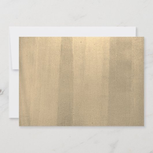 幾何学的ピンク&金ゴールドバルミツワーサンキューカード サンキューカード (裏面)