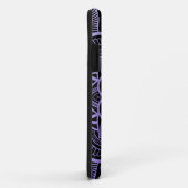 幾何学的フローラマンダラベンダーパープルグラデーション Case-Mate iPhoneケース (裏面/右)