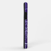 幾何学的フローラマンダラベンダーパープルグラデーション Case-Mate iPhoneケース (裏面/右)