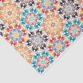 幾何学的フローラルパターンの切り離し 薄葉紙 (詳細)