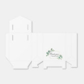 幾何学的フローラ結婚の緑 フェイバーボックス (折り畳みなし)