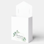 幾何学的フローラ結婚の緑 フェイバーボックス (オープン)