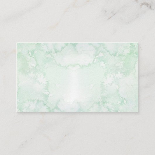 幾何学的フローラ結婚緑化囲い エンクロージャーカード (裏面)