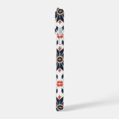 幾何学的フローラ調和 iPhone 15ケース (左側面)