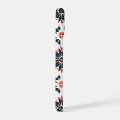 幾何学的フローラ調和 iPhone 15ケース (右側面)