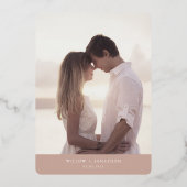 幾何学的フ縁どロイル招待状 箔招待状 (裏面)