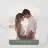 幾何学的フ縁どロイル招待状 箔招待状 (裏面)