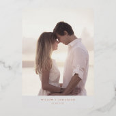 幾何学的フ縁どロイル招待状 箔招待状 (裏面)