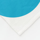 幾何学的ブラハウスタイポグラフィ フリースブランケット (角)