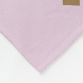 幾何学的ブラハウスタイポグラフィ フリースブランケット (角)