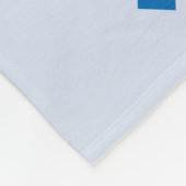 幾何学的ブラハウスタイポグラフィ フリースブランケット (角)