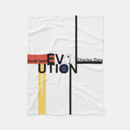 幾何学的ブラハウスタイポグラフィ フリースブランケット