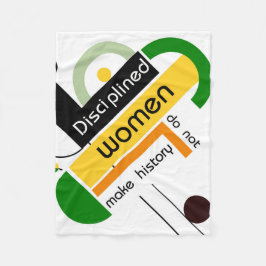 幾何学的ブラハウスタイポグラフィ フリースブランケット