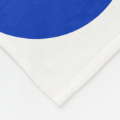 幾何学的ブラハウスタイポグラフィ フリースブランケット (角)