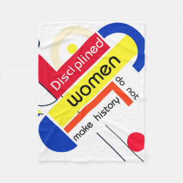 幾何学的ブラハウスタイポグラフィ フリースブランケット