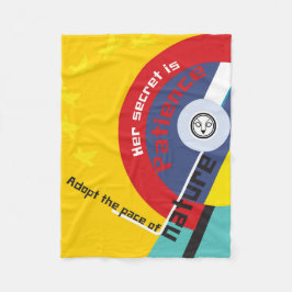 幾何学的ブラハウスタイポグラフィ フリースブランケット