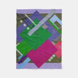 幾何学的ブラハウス フリースブランケット
